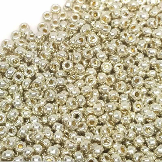 15/0 MIYUKI - rocalla - Duracoat Galvanized Silver - 1 gr.  - Miyukilandia