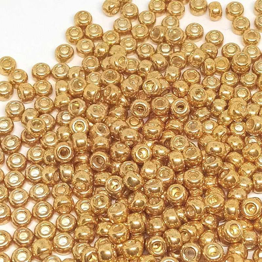 15/0 MIYUKI - rocalla - Galvanized Yellow Gold - 1gr.  - Miyukilandia