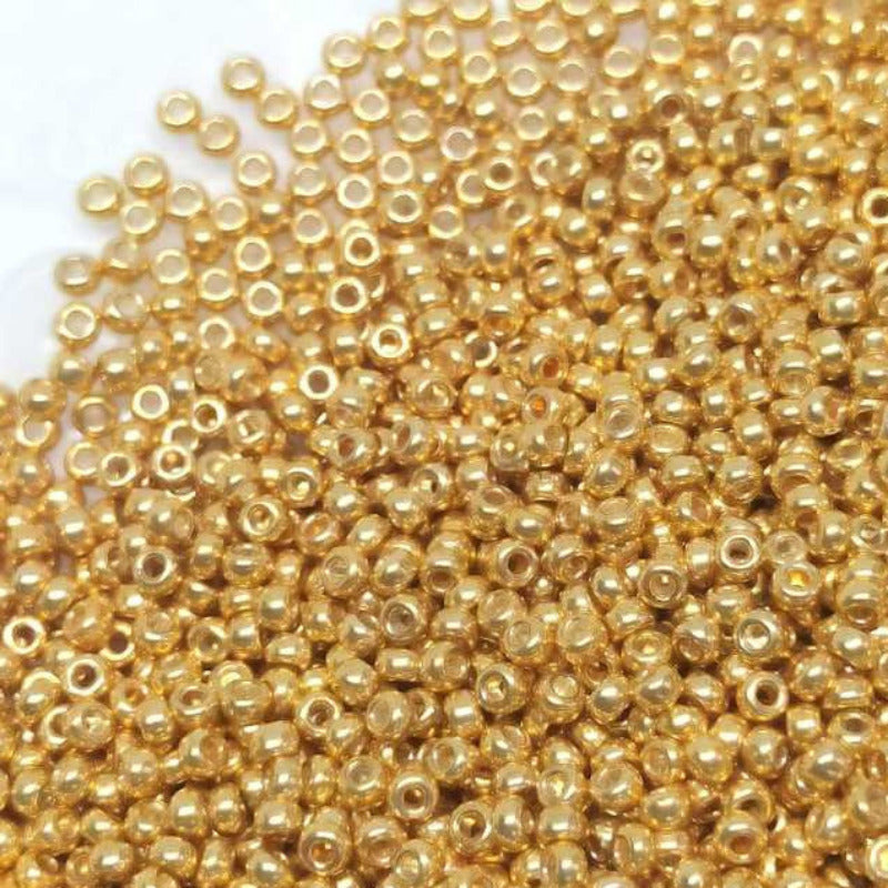 8/0 MIYUKI - rocalla - Galvanized Gold - 1gr. col. 1052
