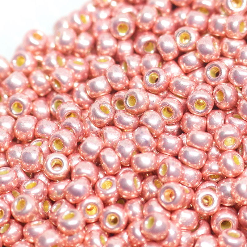 15/0 MIYUKI Rocalla 4209 - Duracoat Galvanized Dark Coral - 1 gr.  - Miyukilandia