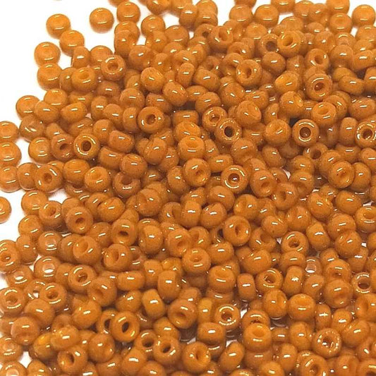 8/0 MIYUKI - rocalla - Duracoat Opaque Persimmon - 1gr.  - Miyukilandia