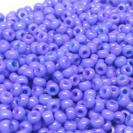 8/0 MIYUKI - rocalla - Dyed Opaque Bright Purple - 1gr.  - Miyukilandia