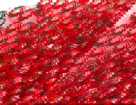 8/0 MIYUKI - rocalla - Flame Red Silver Lined - 1gr.  - Miyukilandia