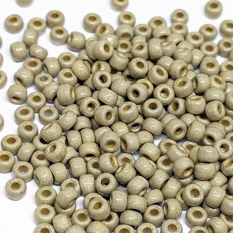 rocallas de miyuki en color Matte SIlver Diracoat