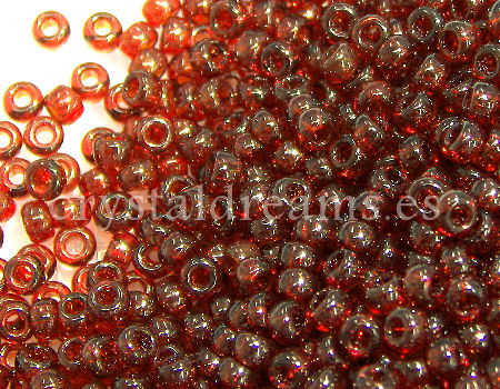 8/0 MIYUKI - rocalla - Garnet Gold Luster - 1gr.  - Miyukilandia