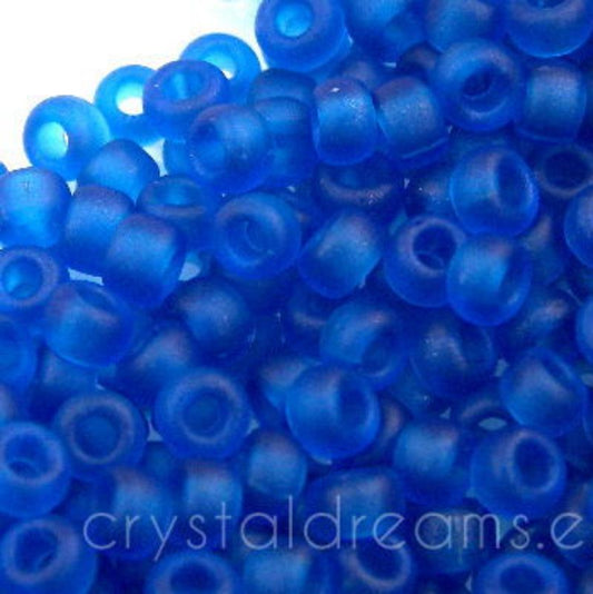 8/0 MIYUKI - rocalla - Matte Trasp Sapphire - 1gr.  - Miyukilandia