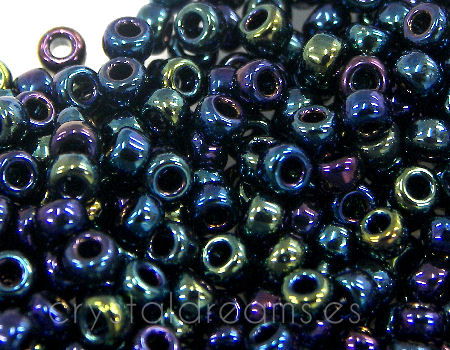 8/0 MIYUKI - rocalla - Met. Dk. Blue iris - 1gr.  - Miyukilandia