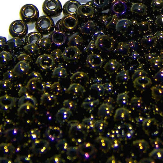 8/0 MIYUKI - rocalla - Metallic Brown Iris - 1gr.  - Miyukilandia