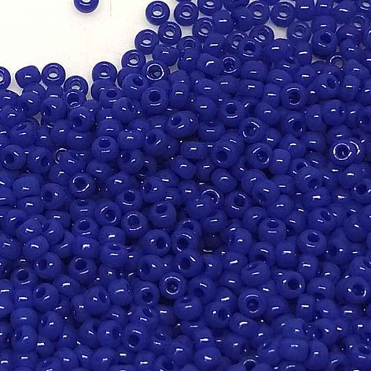 8/0 MIYUKI - rocalla - Opaque Cobalt - 1gr.  - Miyukilandia