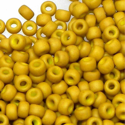 8/0 MIYUKI - rocalla - Opaque Matte Mustard - 1gr.  - Miyukilandia