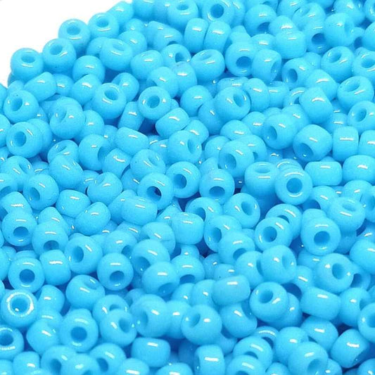 8/0 MIYUKI - rocalla - Opaque Turquoise Blue - 1gr.  - Miyukilandia