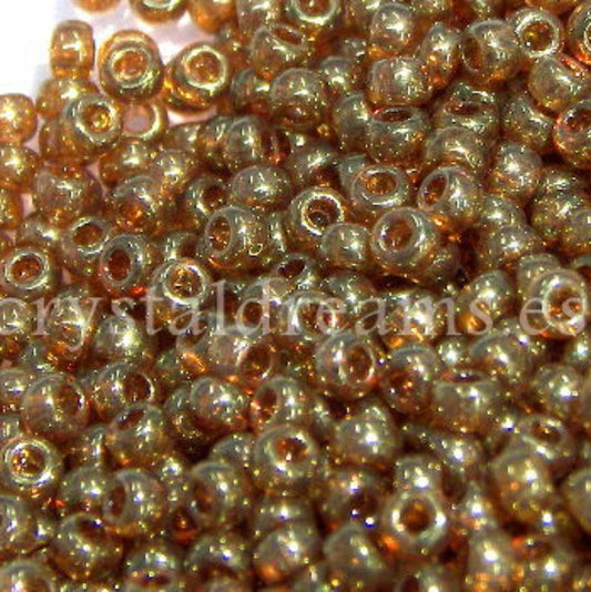 8/0 MIYUKI - rocalla - Topaz Gold Luster - 1gr.  - Miyukilandia