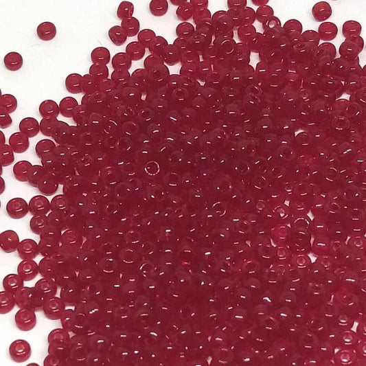 8/0 MIYUKI - rocalla - Trasp. Ruby - 1gr. - 141  - Miyukilandia