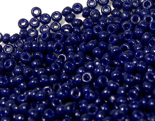 8/0 MIYUKI - rocalla Duracoat Opaque Dark Navy Blue 1gr. - 4494  - Miyukilandia
