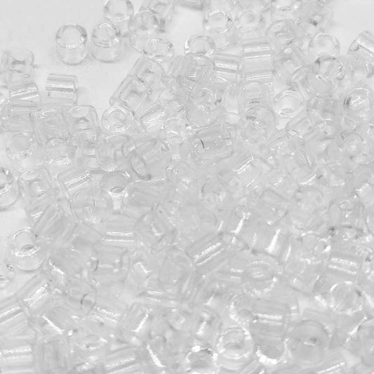 8/0 MIYUKI delica  - Crystal - 1gr.  - Miyukilandia