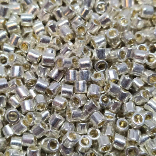 8/0 MIYUKI delica  - Galvanized Silver - 1gr.  - Miyukilandia
