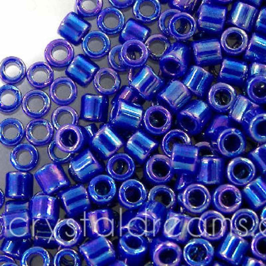 8/0 MIYUKI delica  - Opaque Cobalt Blue AB - 1gr.  - Miyukilandia