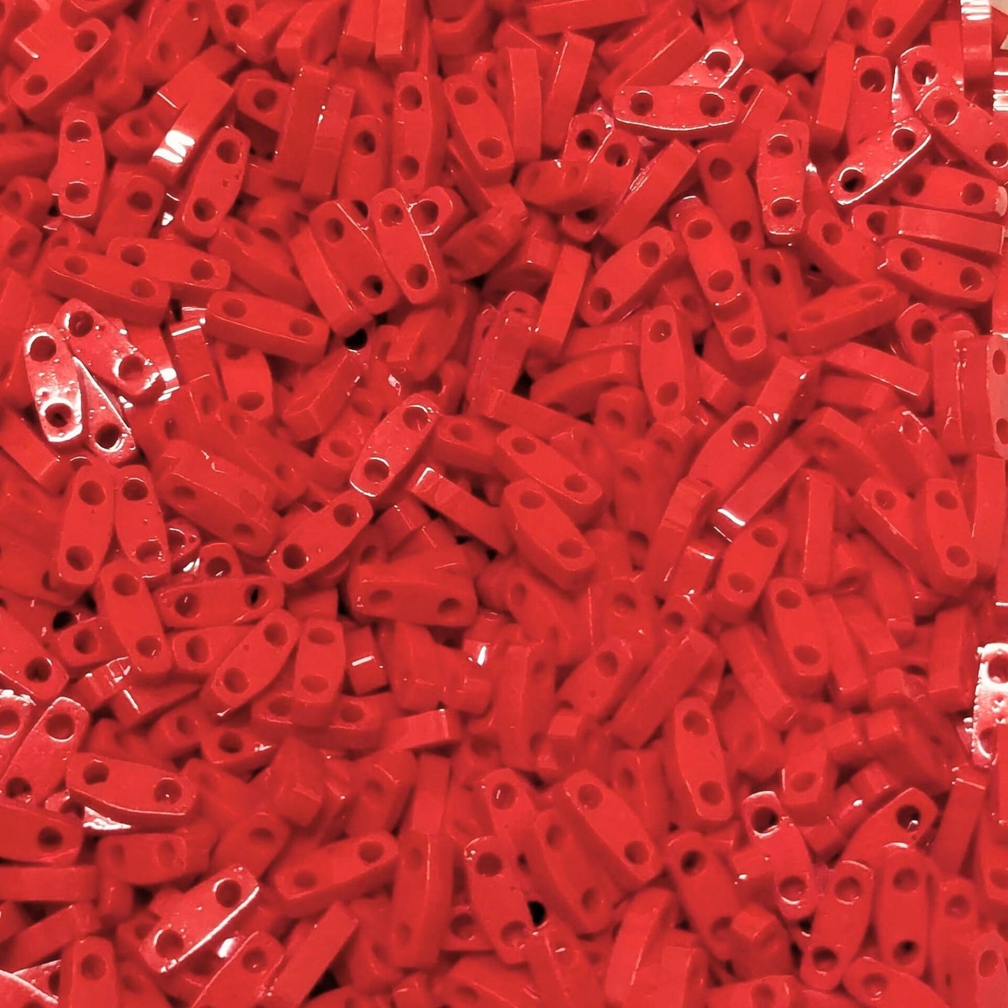 abalorios miyuki opaque red 408