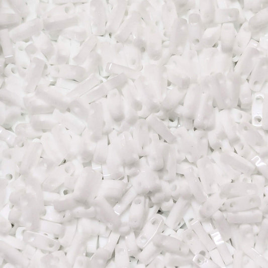 Miyuki Quarter-Tila 5x1,2x1,9mm 1g Opaque White