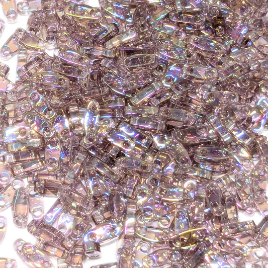 Miyuki Quarter-Tila 5x1,2x1,9mm 1g Transparent Smoky Amethyst AB