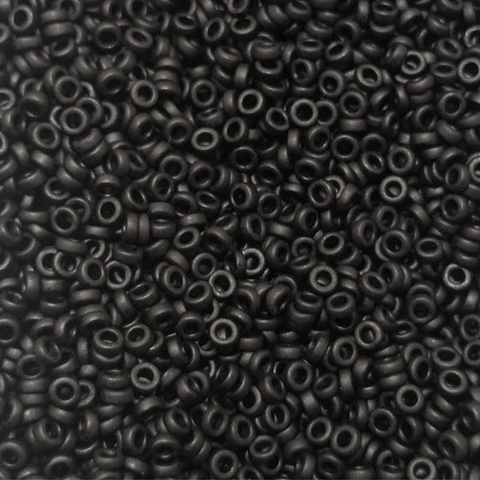 Distanciadores Miyuki 2,2 mm x 1,3 mm Matte Black - Col. 401F