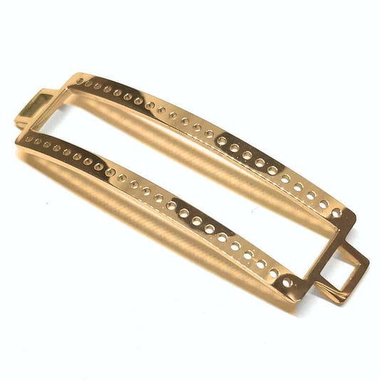 Base pulsera Centerline Golden Inox 47x13mm Aguj: 4x3mm  - Miyukilandia