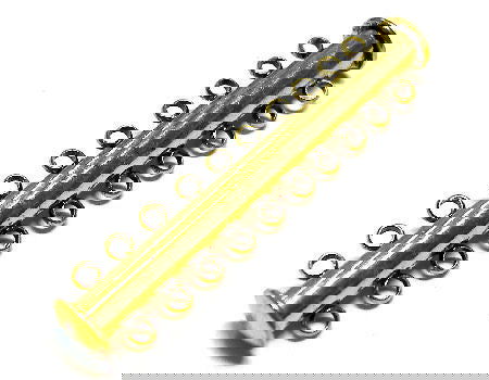 Cierre Magnetico - 20 anillas - 50x5mm - Golden -  - Crystaldreams Abalorios