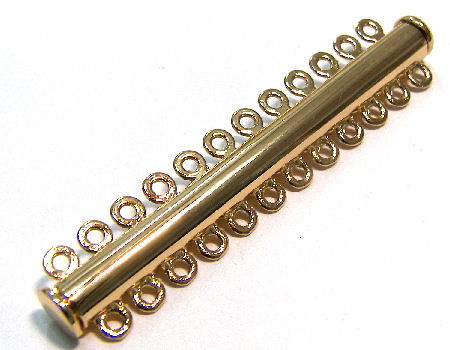 Cierre Magnetico - 24 anillas - 66x5mm - Rose Gold -  - Crystaldreams Abalorios