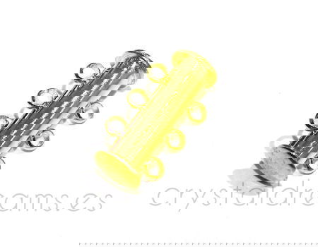 Cierre Magnetico - 6 anillas - 20x5mm - Golden -  - Crystaldreams Abalorios