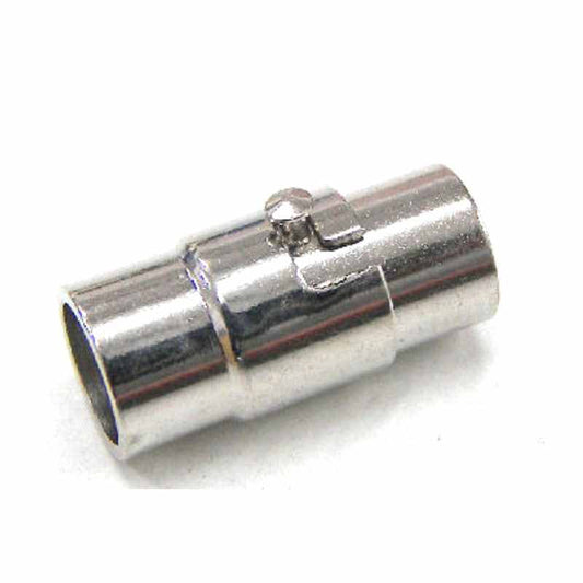 Cierre Magnetico con Seguro - 16,5mm - Agujero: 6mm - Platinum -  - Crystaldreams Abalorios