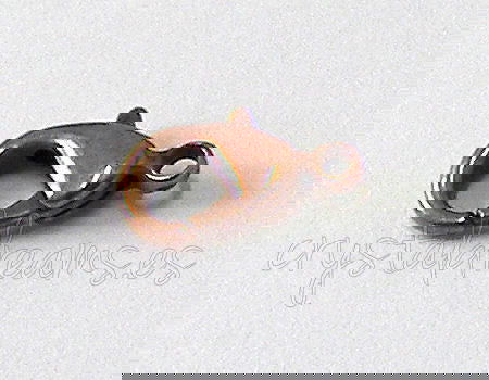 Cierre Mosqueton 12x7x3mm Agujero: 1mm Cobre -  - Crystaldreams Abalorios