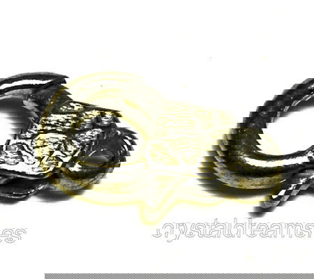 Cierre Mosqueton 15mm Plateado Antiguo Agujero: 1,5mm -  - Crystaldreams Abalorios