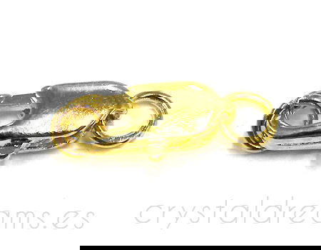 Cierre Mosqueton 18x6mm Anillas:4mm Golden -  - Crystaldreams Abalorios