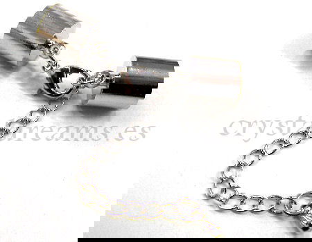 Cierre Mosqueton cadena 42mm - Agujero: 9,5mm  Platinum -  - Crystaldreams Abalorios