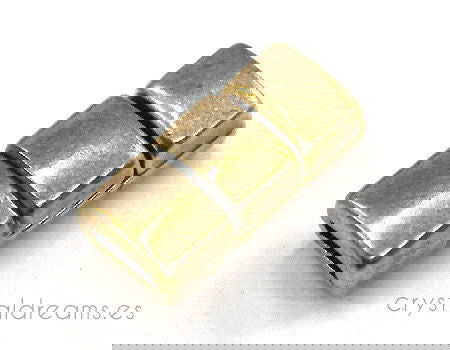 Cierre Zamak magnetico 18x8x6mm - Agujero: 5x2mm Bronce -  - Crystaldreams Abalorios