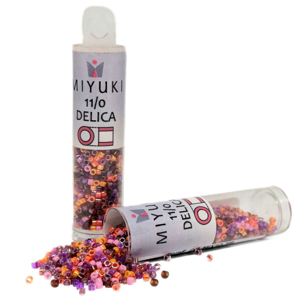 DB-MIX10 Miyuki Delica Tube 11/0 Melonberry Mix 7.2gr – Miyukilandia