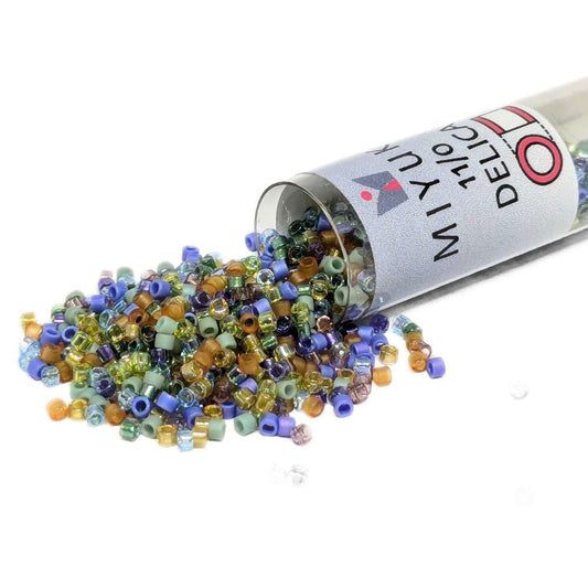 DB-MIX20 Tubo Miyuki Delica 11/0 Prairie Mix 24 kt 7,2gr  - Miyukilandia
