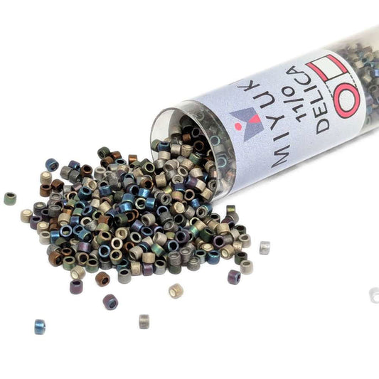 DB-MIX24 Tubo Miyuki Delica 11/0 Mix Heavy Metal 7,2gr  - Miyukilandia