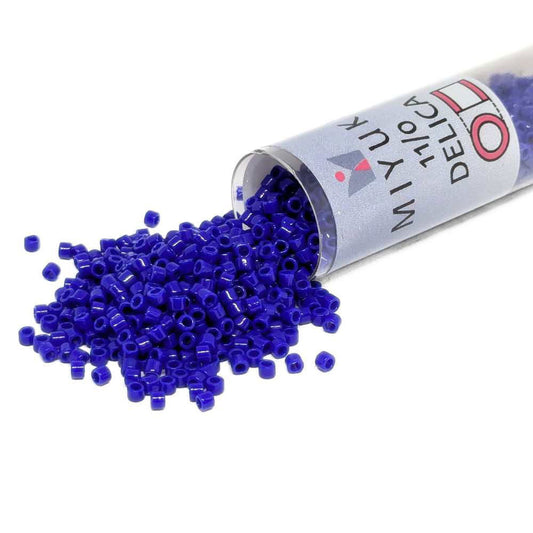DB0726 Tubo Miyuki Delica 11/0 Opaque Cobalt 7,2gr  - Miyukilandia