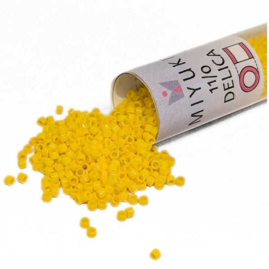 DB1132 Tubo Miyuki Delica 11/0 Opaque Canary 7,2gr. -  