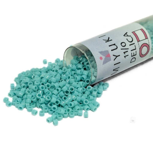 DB1136 Tubo Miyuki Delica 11/0 Opaque Sea Opal 7,2gr. -  