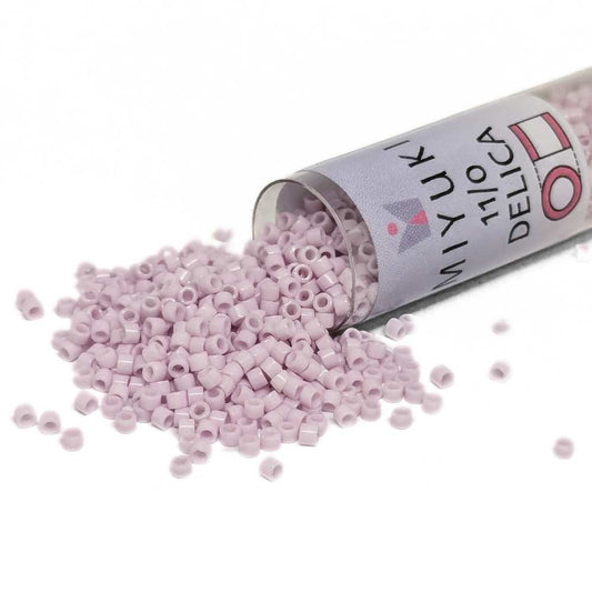 DB1494 Tubo Miyuki Delica 11/0 Opaque Pale Rose 7,2gr. -  