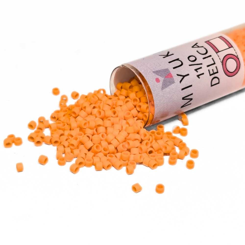 DB1583 Tubo Miyuki Delica 11/0 Matte Opaque Mandarin 7,2gr. -  