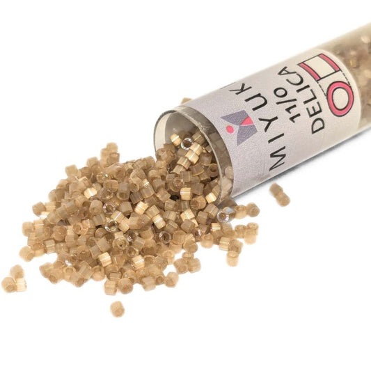 DB1802 Tubo Miyuki Delica 11/0 Dyed Shell Silk Satin 7,2gr  - Miyukilandia