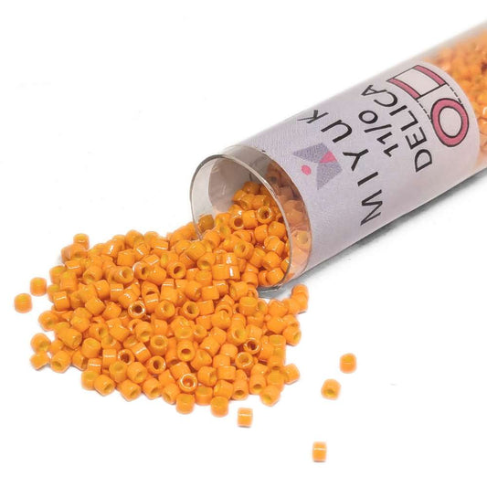 DB2104 Miyuki Delica 11/0 Matte Duracoat Opawue Kimquat 7,2gr.  - Miyukilandia