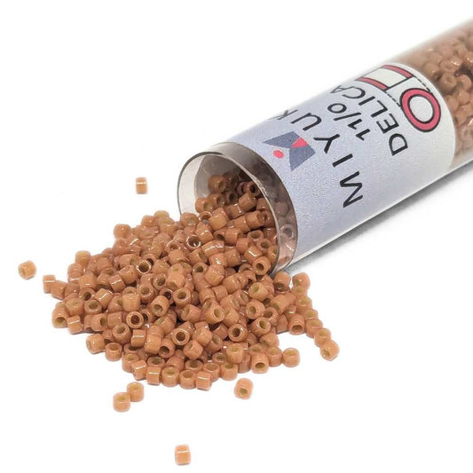 DB2107 Tubo Miyuki Delica 11/0 Duracoat Opaque Cedar 7,2gr.  - Miyukilandia