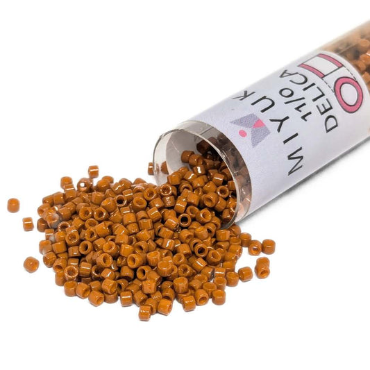 DB2108 Tubo Miyuki Delica 11/0 Duracoat Opaque Parsimmon 7,2gr.  - Miyukilandia