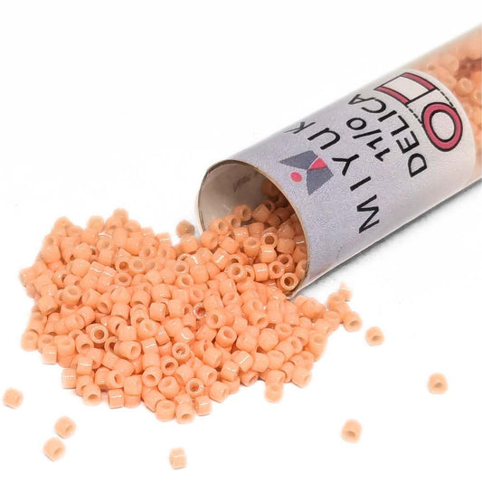 DB2111 Tubo Miyuki Delica 11/0 Duracoat Opaque Tea Rose 7,2gr.  - Miyukilandia