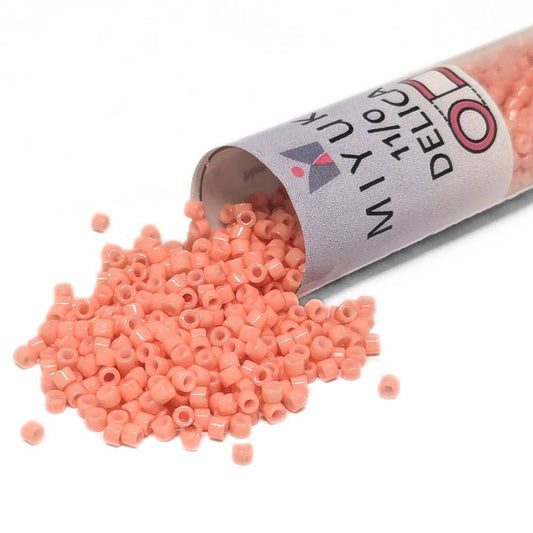 DB2112 Tubo Miyuki Delica 11/0 Duracoat OpaqueDark Salmon 7,2gr.  - Miyukilandia