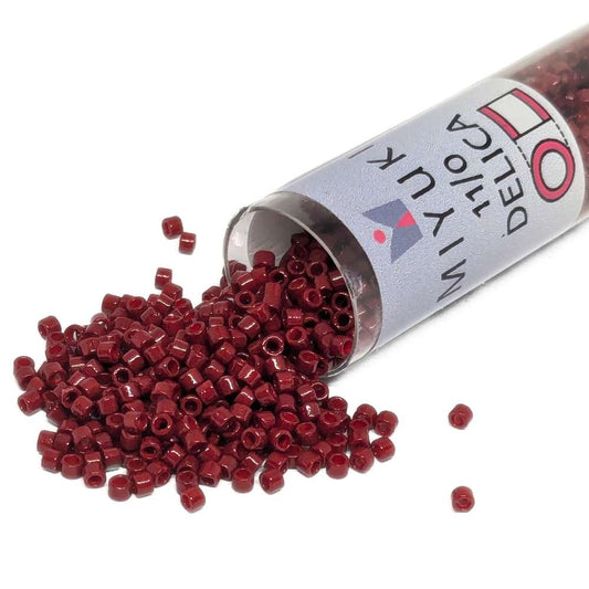 DB2119 Tubo Miyuki Delica 11/0 Duracoat Opaque Jujube 7,2gr.  - Miyukilandia